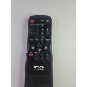 Hitachi VT-RM4410A VCR VHS/TV Remote Control - TESTED and WORKS B1R1